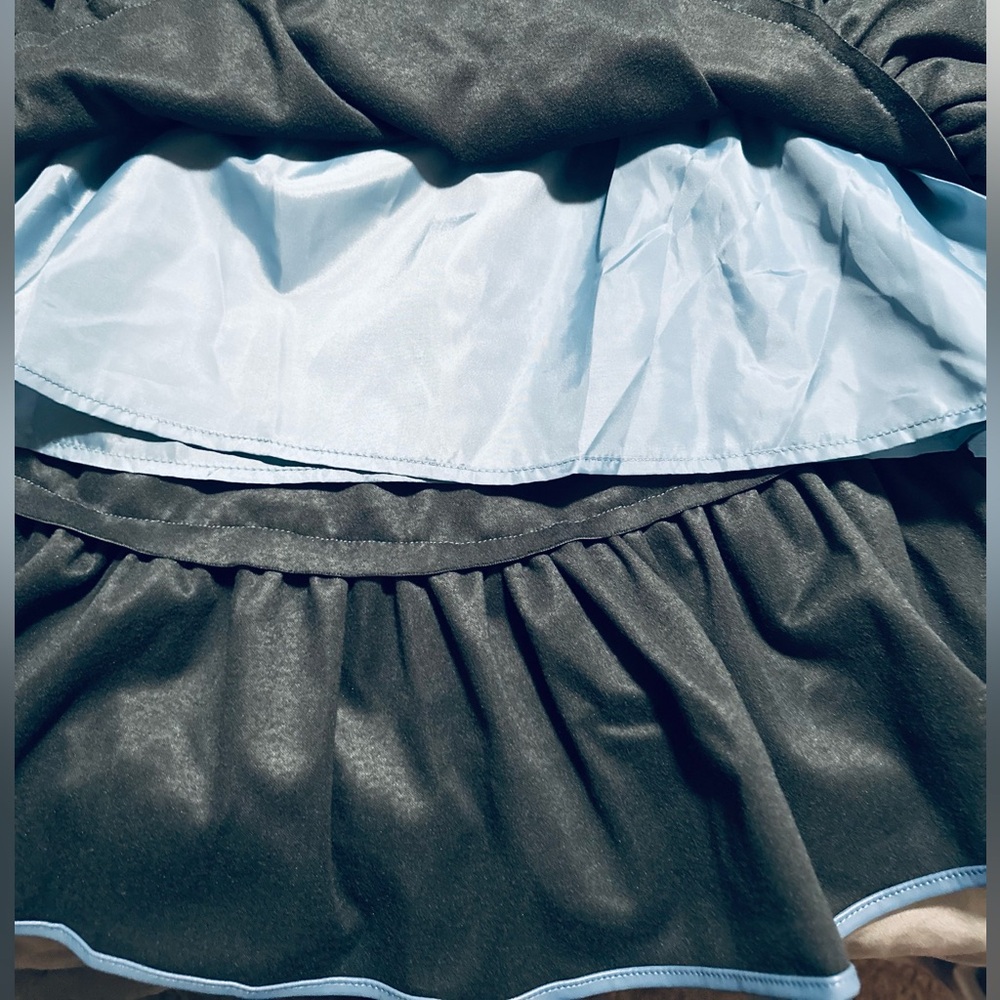 Olivia James The Label ‘Tinsley Faux Leather Dress in Topaz Leather - Size M NWT - Picture 10 of 15